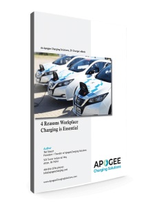 Cover on eBook - 4 Reasons Workplace Charging is Essential